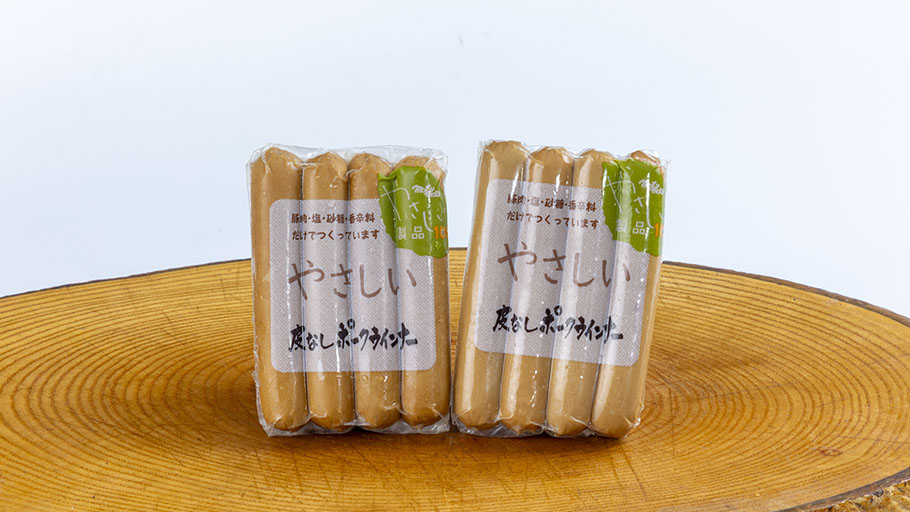 【ﾆｺｲﾁ】やさしい皮なしﾎﾟｰｸウィンナー