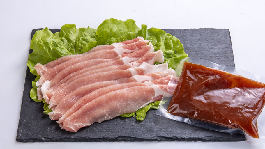 薄切り豚ﾛｰｽﾎﾟｰｸﾁｬｯﾌﾟ用（専用ｿｰｽ付）