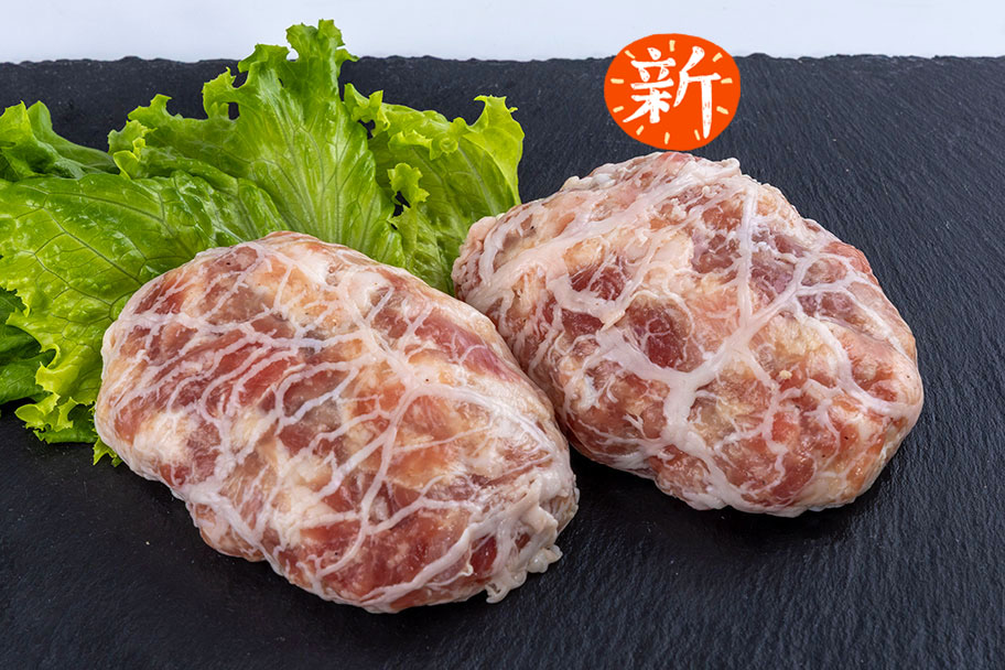 肉肉しい超あらびき網脂生ハンバーグ