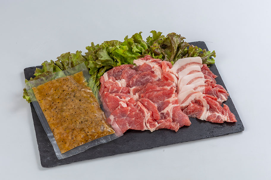 豚カタロース 鉄板ねぎしお焼肉風