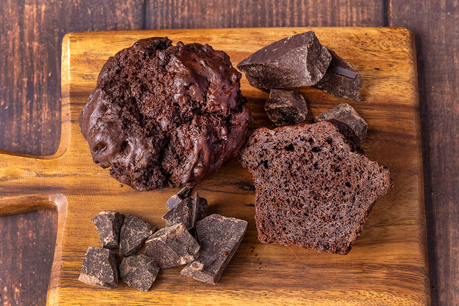 乳をつかわない　やさしいチョコマフィン